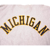Vintage Champion Reverse Weave Michigan Tri-Blend Sweatshirt 1990-Mid 1990’s Size XLarge Made In USA.