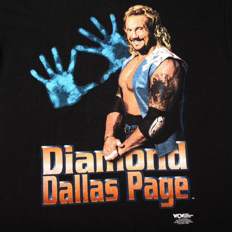 Vintage World Championship Wrestling Diamond Dallas Page Tee Shirt 1998 Size XL.