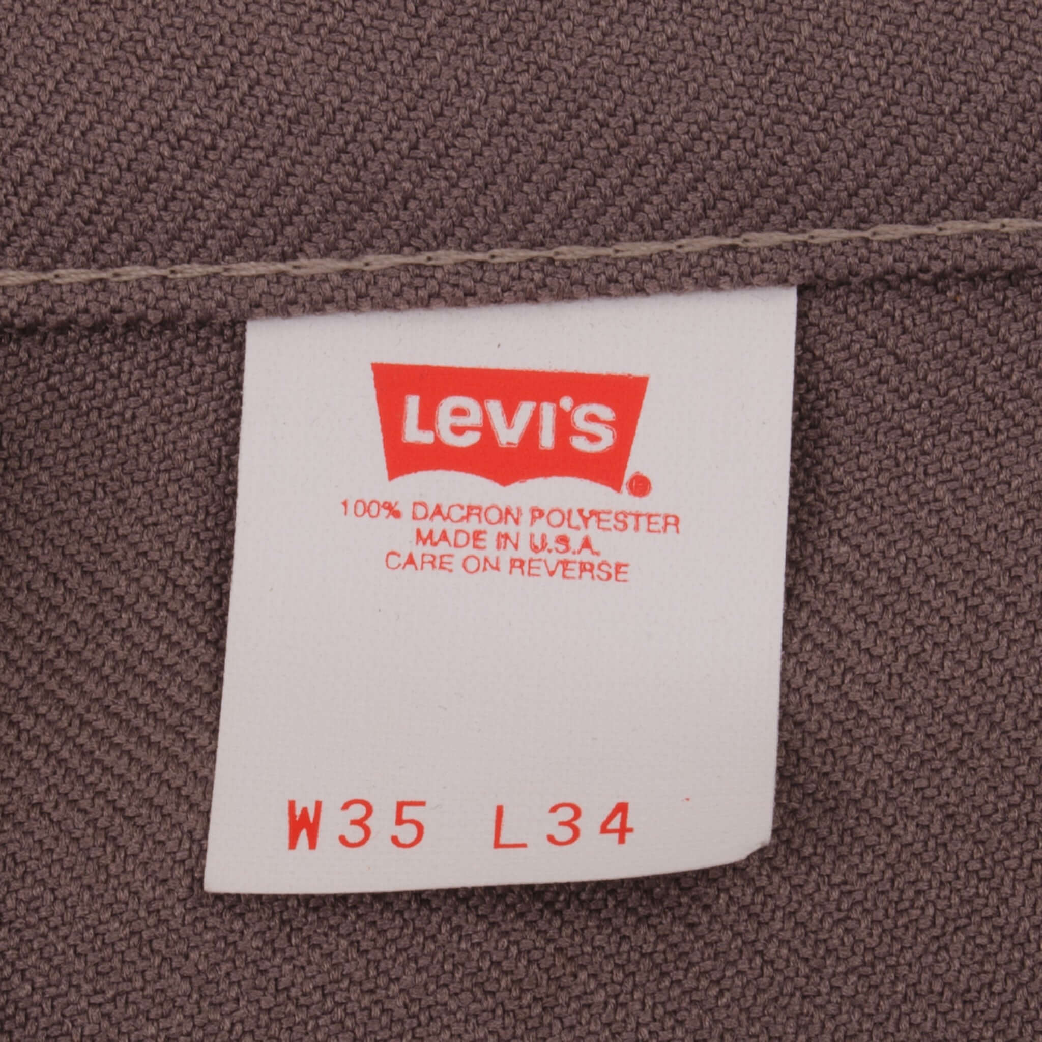 Vintage Levis Bootcut 517 Tex Twill Jeans Size 35X34 W35 L34 Made In Usa Deadstock  Size on Tag 35X34  Back Button #882