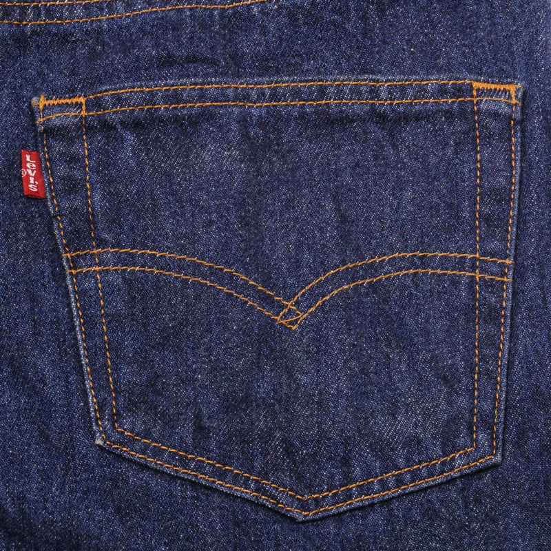 VINTAGE LEVIS 501 JEANS INDIGO 1990s SIZE W33 L31 MADE IN USA