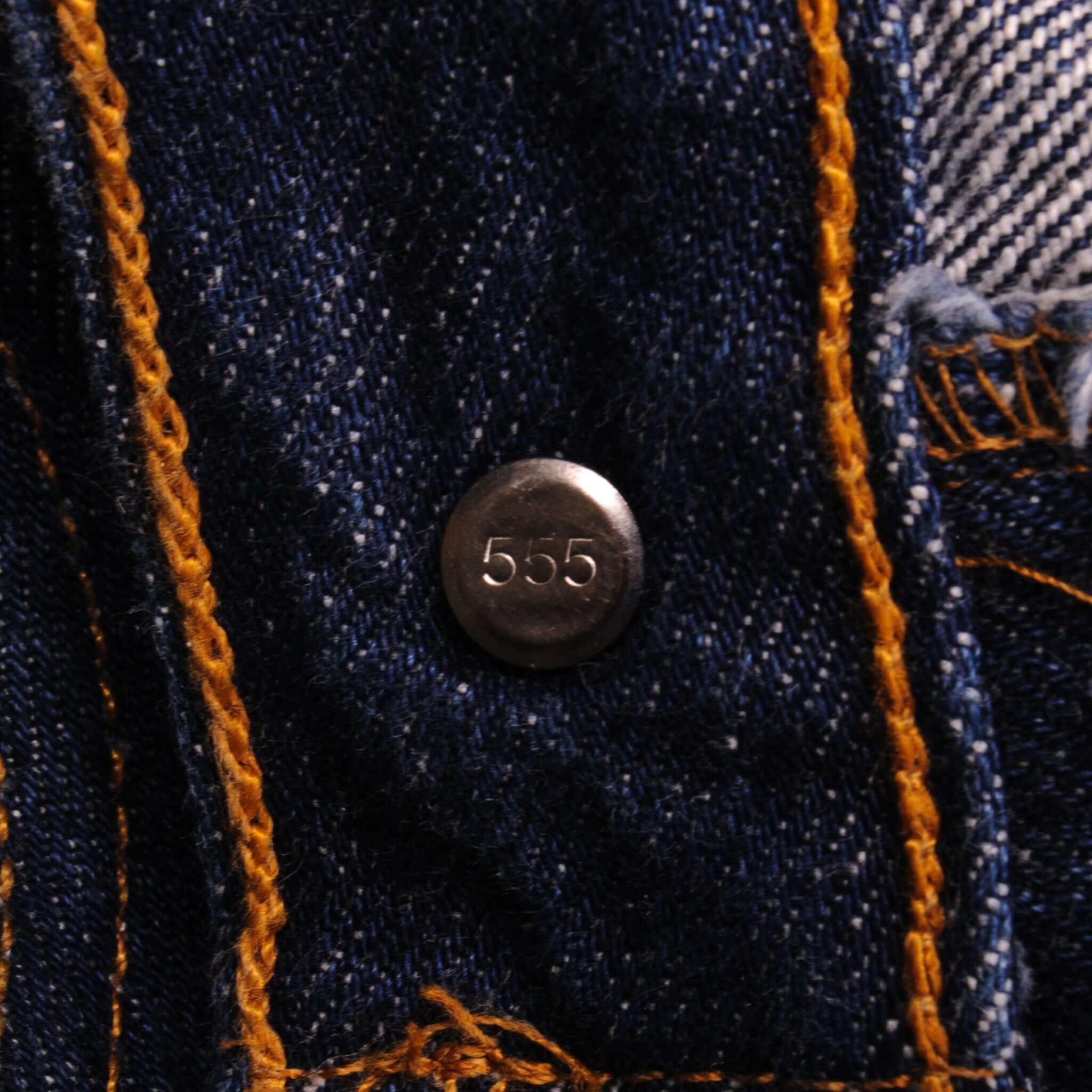 VINTAGE LEVIS 501 JEANS INDIGO 1990s SIZE W33 L31 MADE IN USA