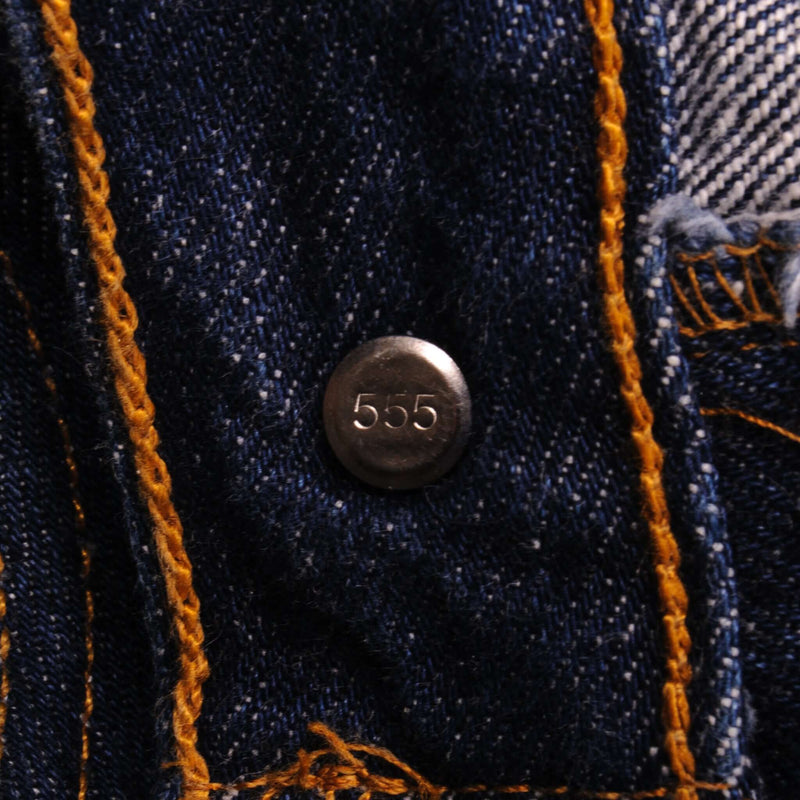 VINTAGE LEVIS 501 JEANS INDIGO 1990s SIZE W33 L31 MADE IN