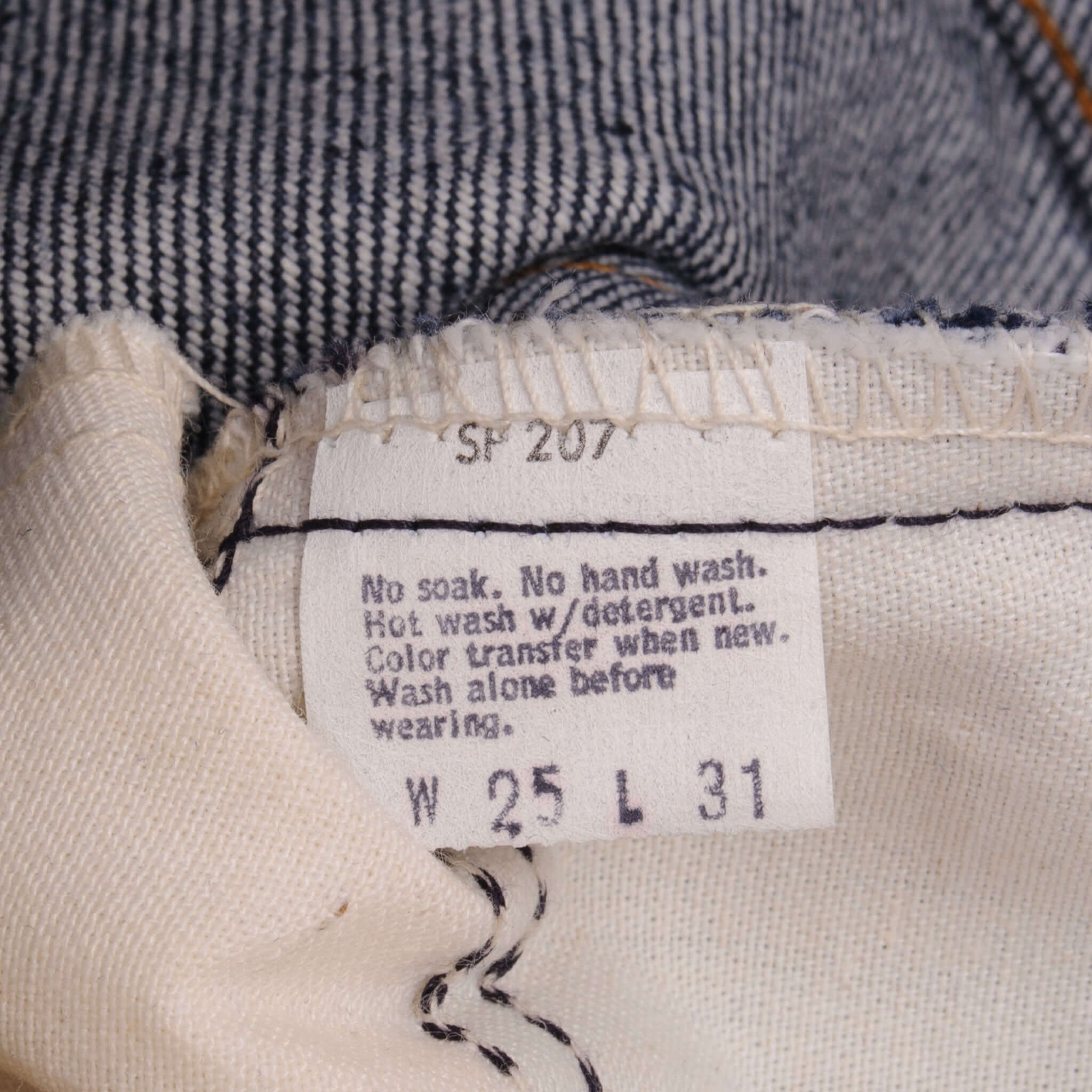 VINTAGE LEVIS 716 ORANGE TAB JEANS 1977 SIZE 25X31 MADE IN USA DEADSTOCK