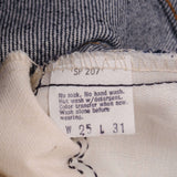 VINTAGE LEVIS DURA PLUS ORANGE TAB JEANS 1977 SIZE 25X31 W25 L31 MADE IN USA DEADSTOCK