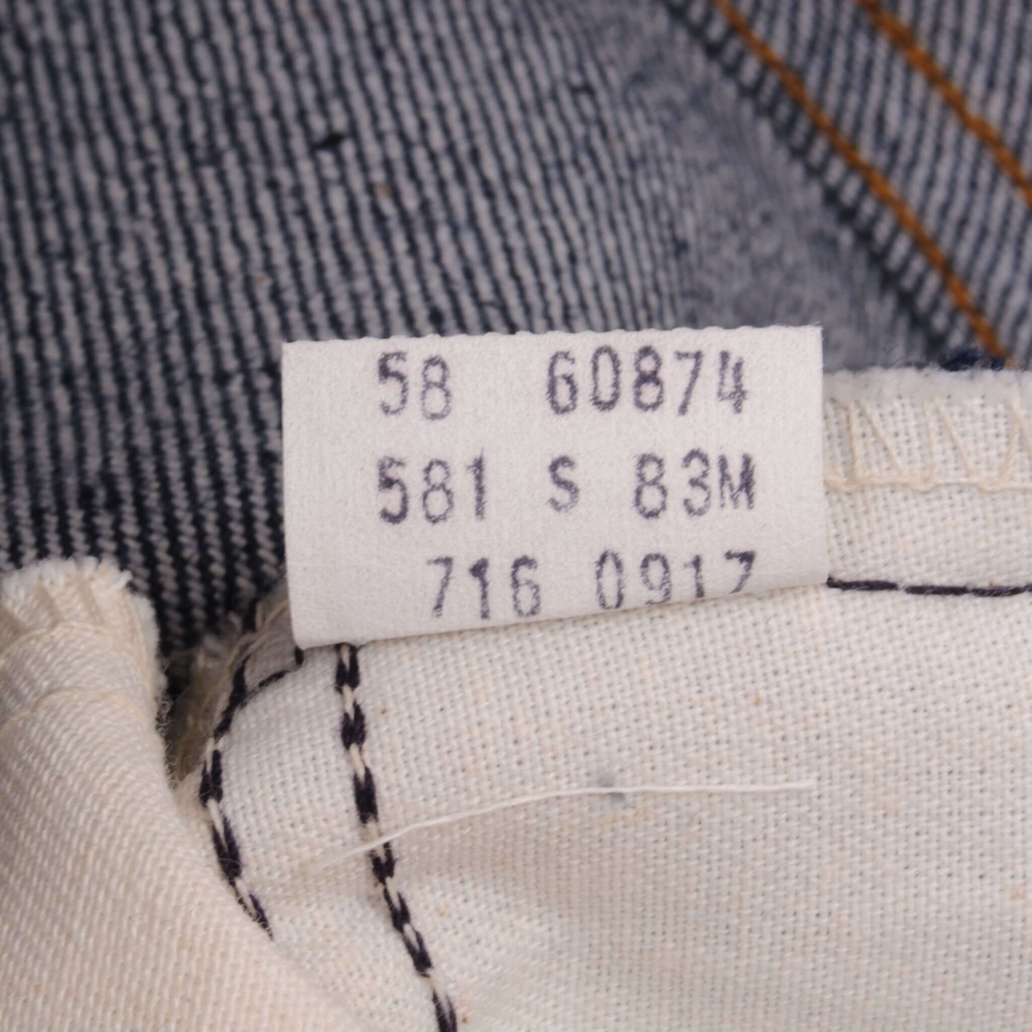 VINTAGE LEVIS 716 ORANGE TAB JEANS 1977 SIZE 25X31 MADE IN USA DEADSTOCK