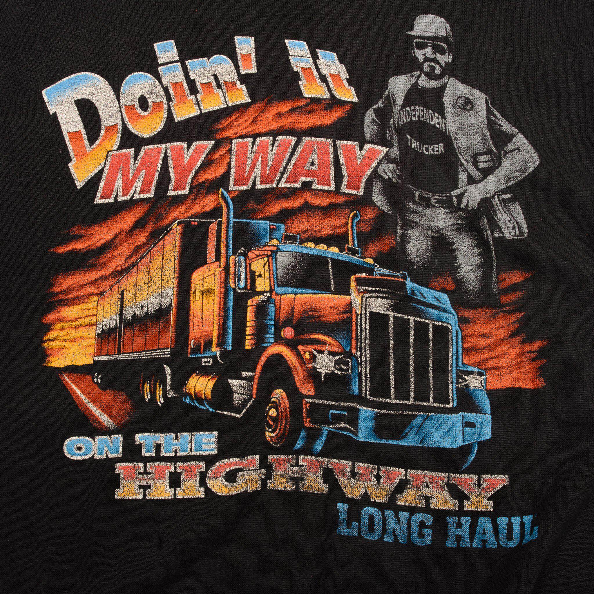 VINTAGE INDEPENDENT TRUCKER SWEATSHIRT SIZE XL