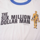 Vintage The Six Million Dollar Man Universal Studio City 1995 Tee Shirt Size XL Made In Usa