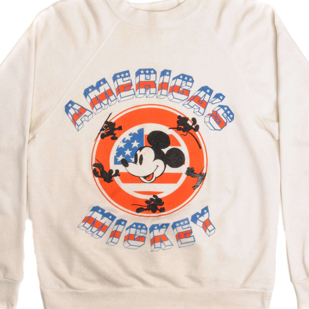 VINTAGE DISNEY AMERICA'S MICKEY SWEATSHIRT SIZE MEDIUM 1970s early 80s