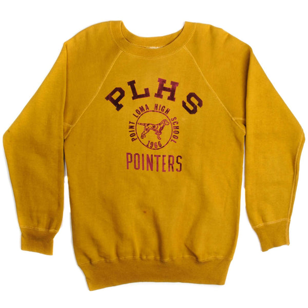 Vintage PLHS Point Loma High School 1966 Pointers Sweatshirt Size Medium Made In USA.
