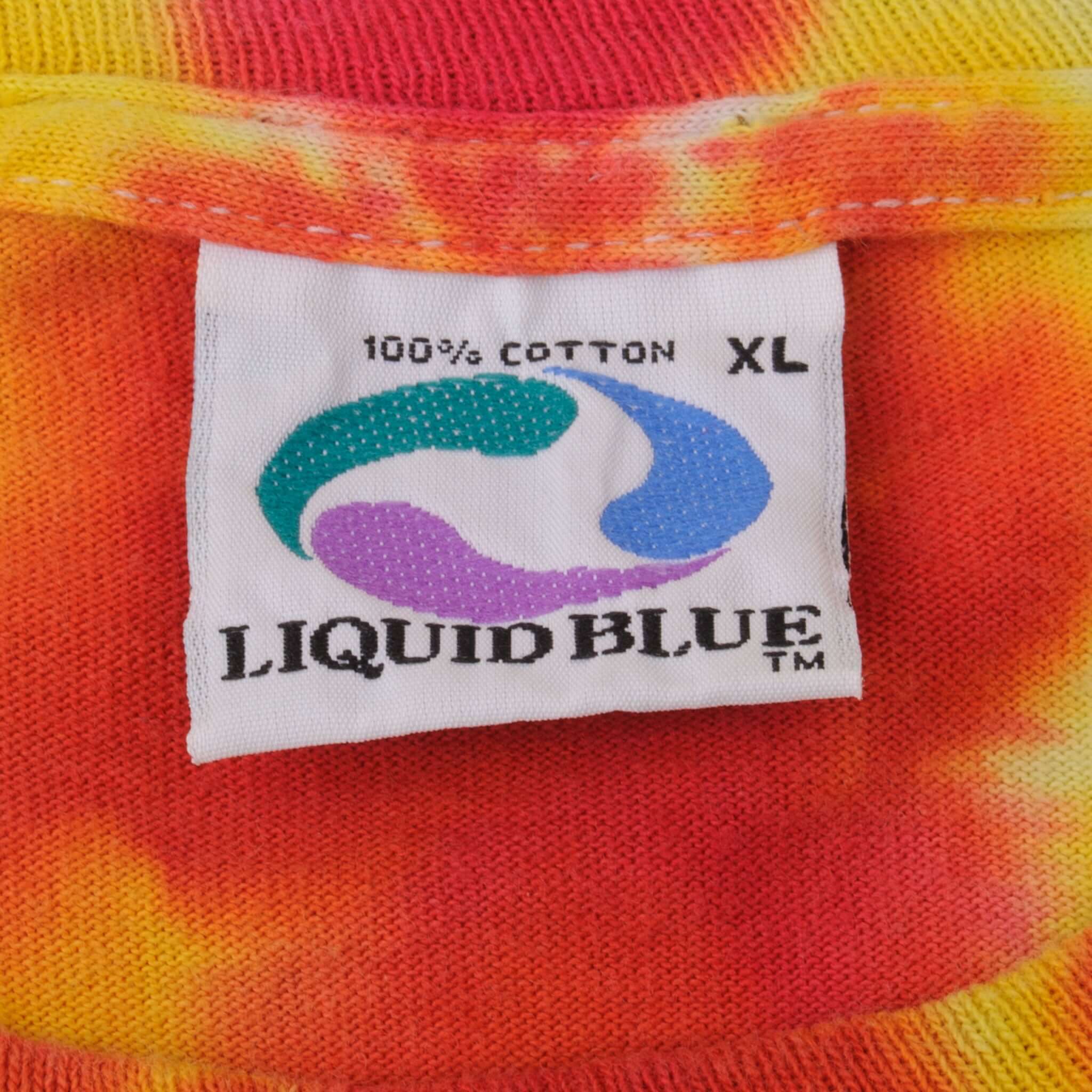 Vintage Tie-Dye Grateful Dead Lithuania Bronze Medal Winner Barcelona 1992 Tee Shirt Size XL Made USA With Single Stitch Sleeves