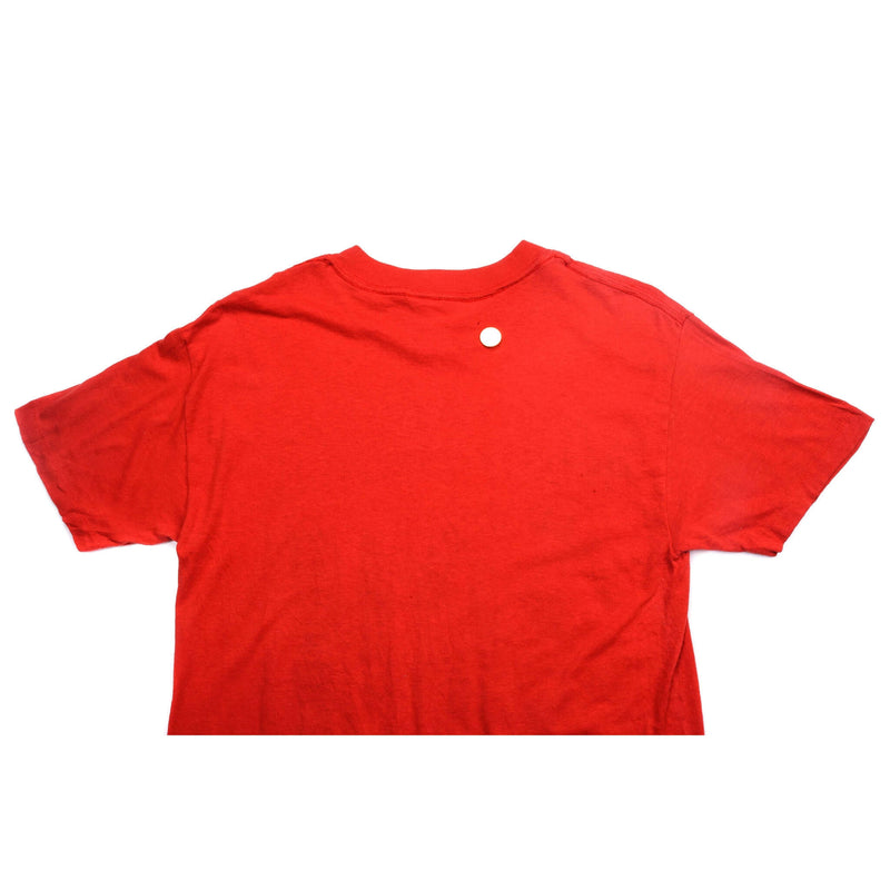 VINTAGE MLB CINCINNATI REDS WORLD CHAMPIONS TEE SHIRT 1990 SMALL MADE IN USA
