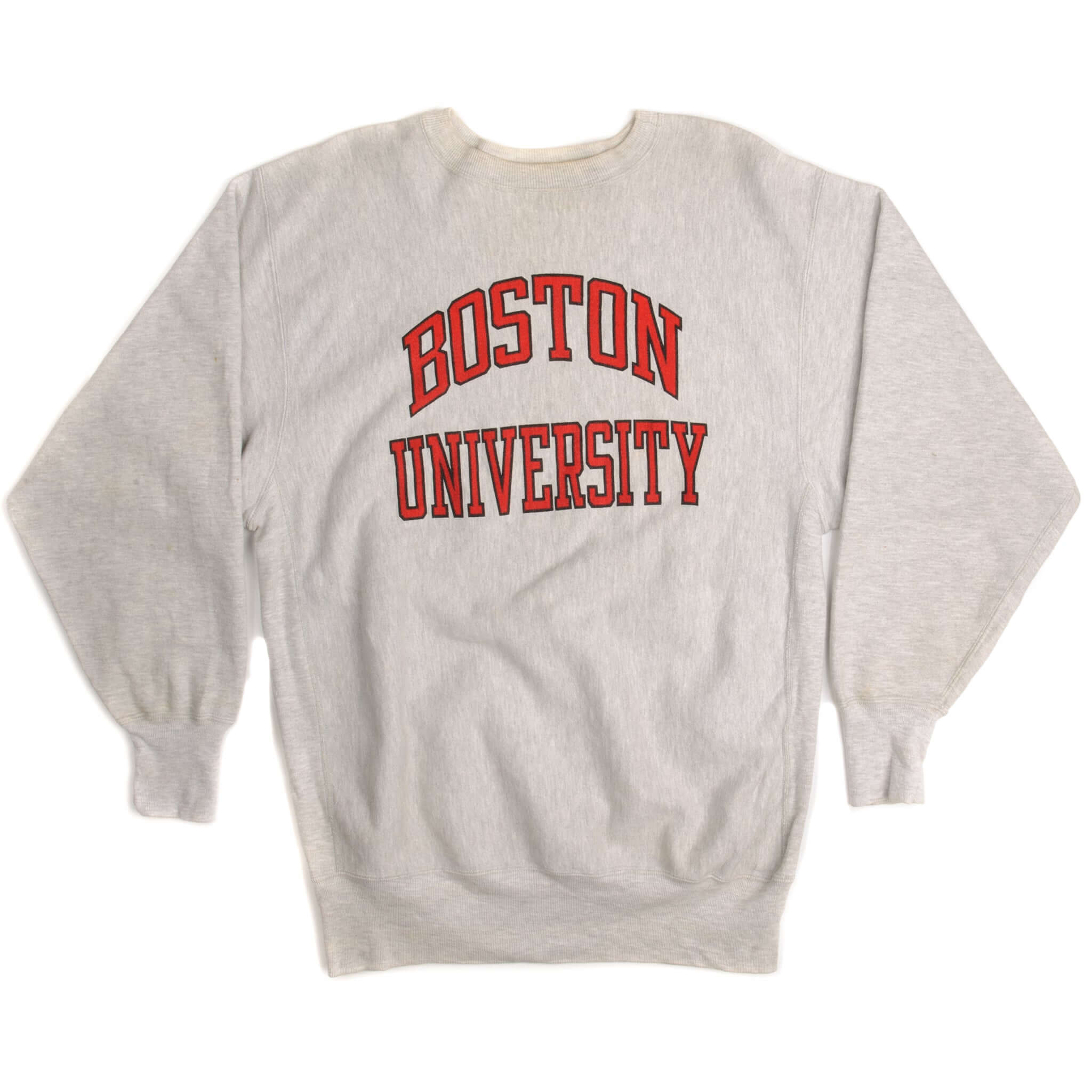 VINTAGE CHAMPION REVERSE WEAVE BOSTON UNIVERSITY SWEATSHIRT 1990S XL MADE  USA