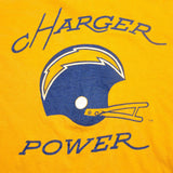 復古 CHAMPION CHARGER POWER T 卹 1969-1980 年代初中號美國製造
