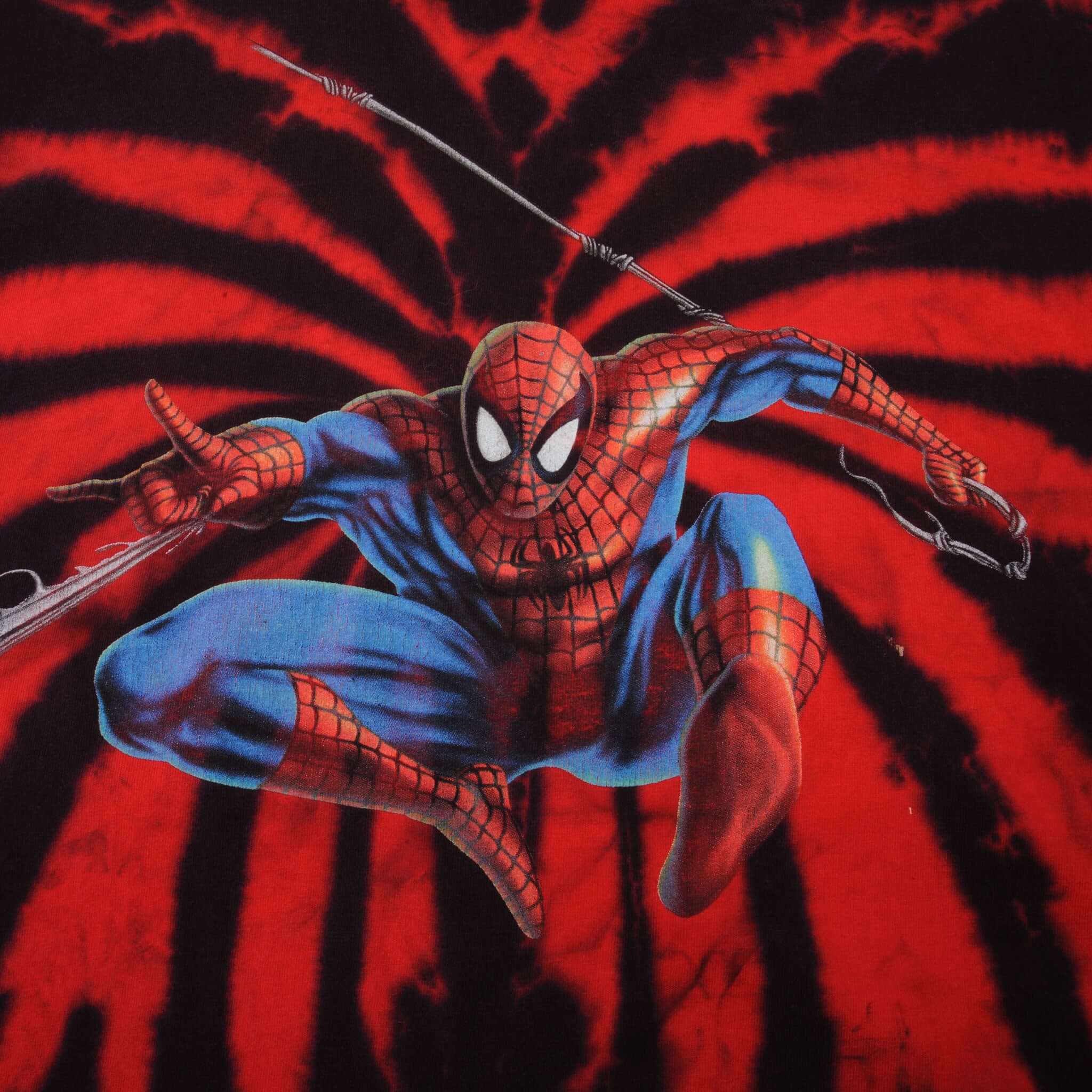 Vintage Spider Man Universal Studio Tee Shirt 1990S Size Medium Made In Usa With Single Stitch Sleeves