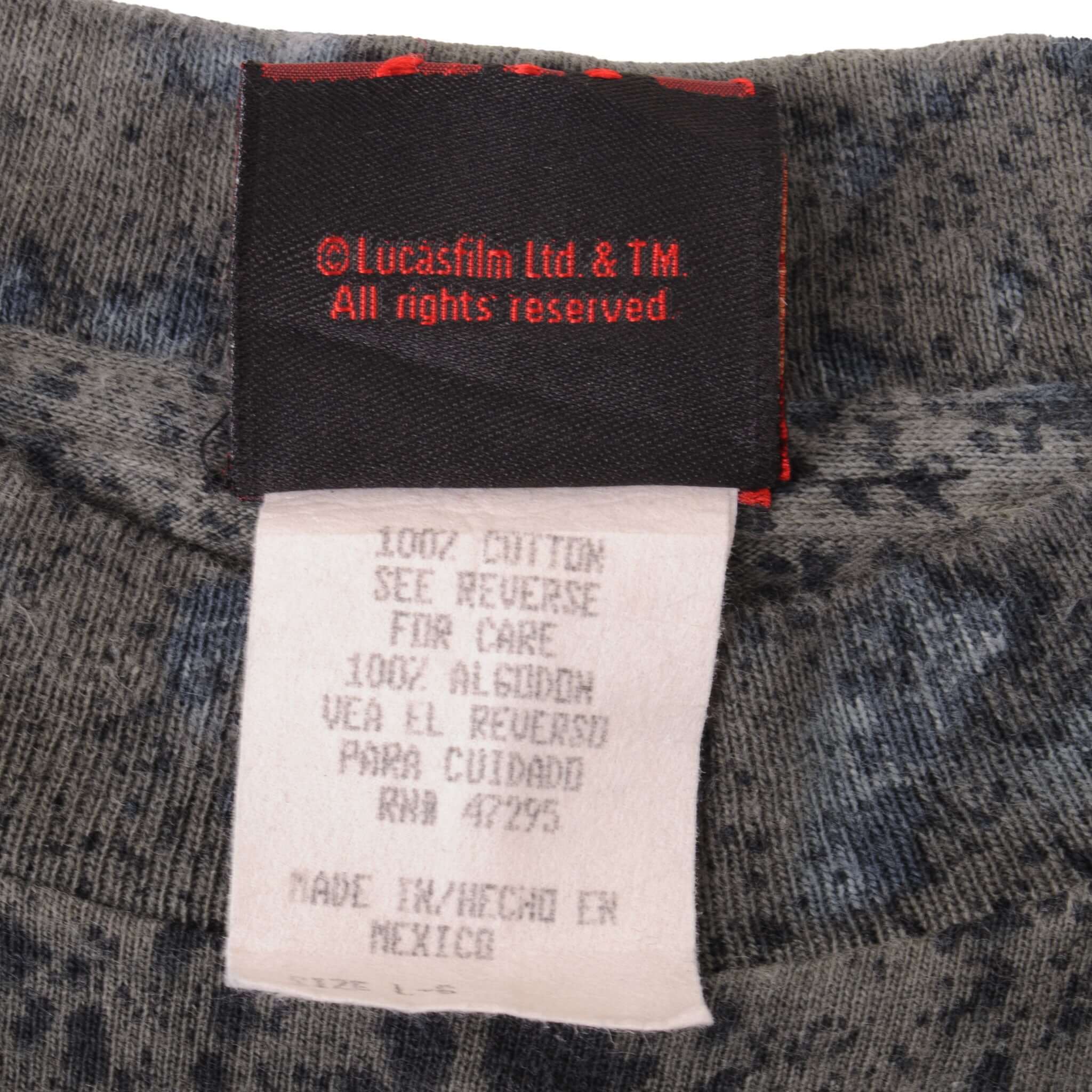 Vintage Tie-Dye Star Wars Episode 1 Dark Maul Tee Shirt 2000S Size Large