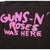 VINTAGE GUNS N ROSES TEE SHIRT 1987 SIZE LARGE