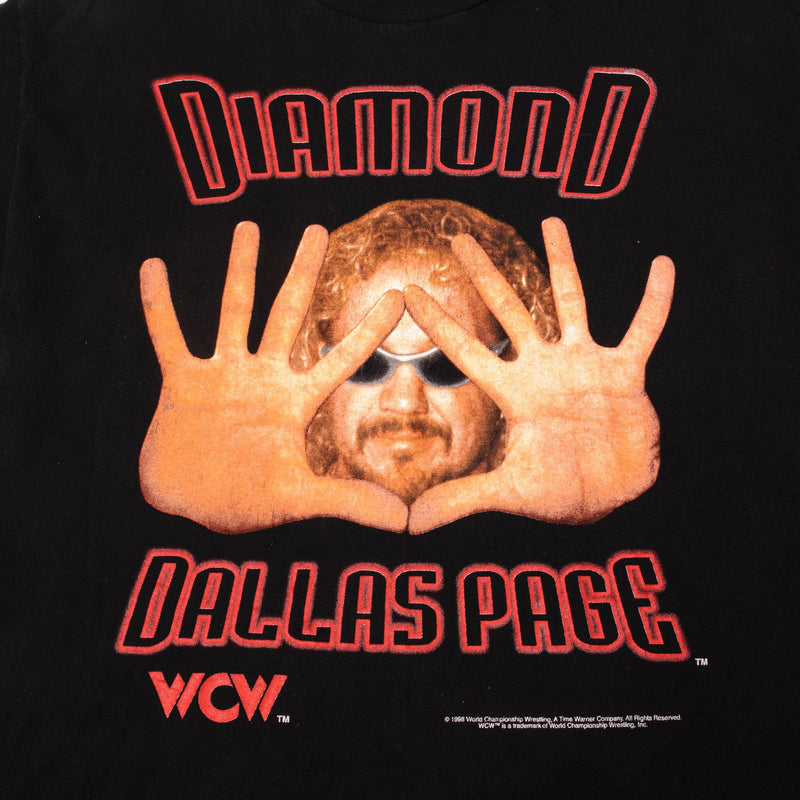 Vintage World Championship Wrestling Diamond Dallas Page Hyland Tee Shirt 1998 Size Large.