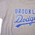 Vintage Mlb Brooklyn Dodgers Tee Shirt Size Large Made In USA With Single Stitch Sleeves