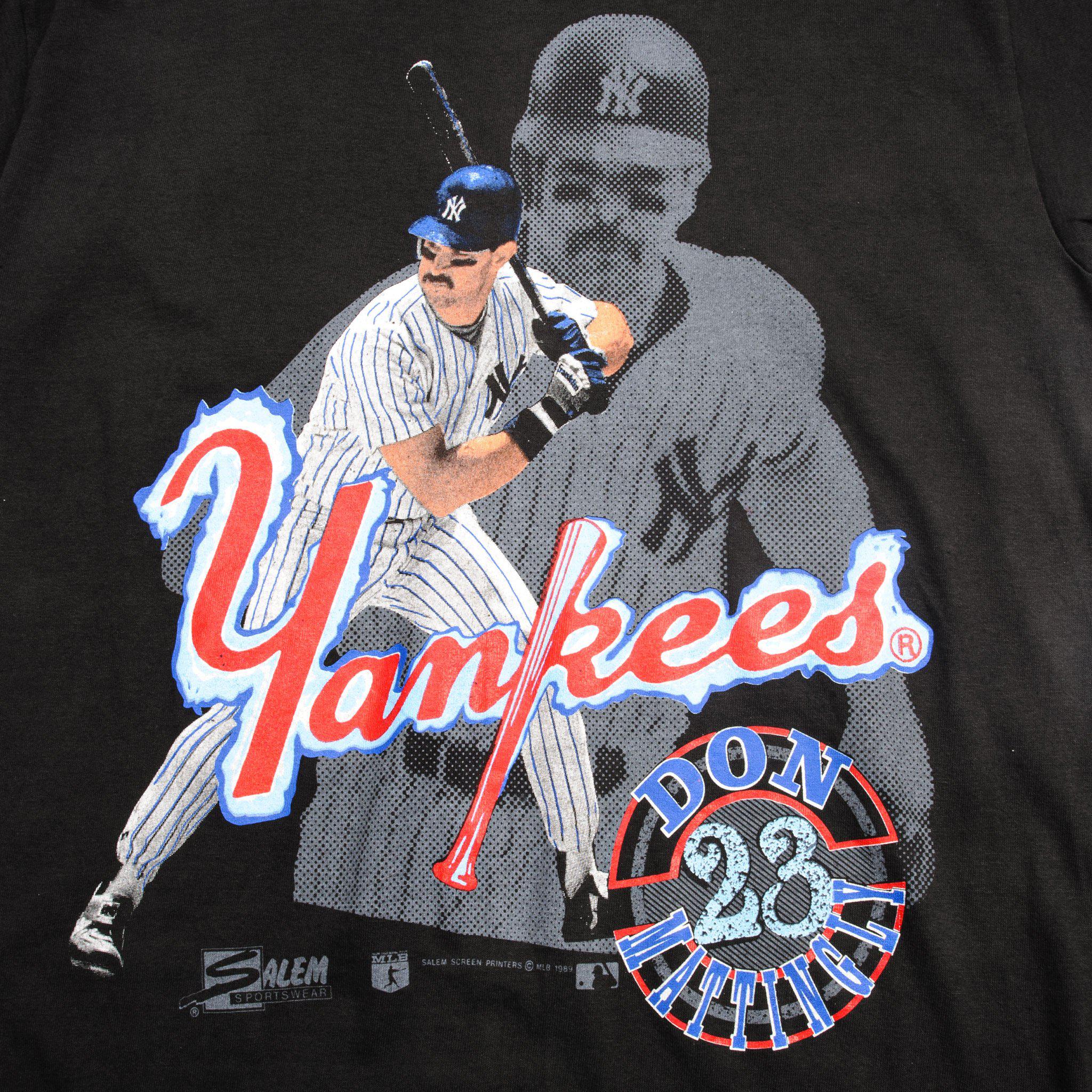 Sports / College Vintage MLB NY Yankees Don Mattingly Tee Shirt 1989 Size Medium Made in USA
