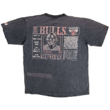 Vintage NBA Chicago Bulls Michael Jordan #23 Tee Shirt Size Large Made In USA with single stitch sleeves.