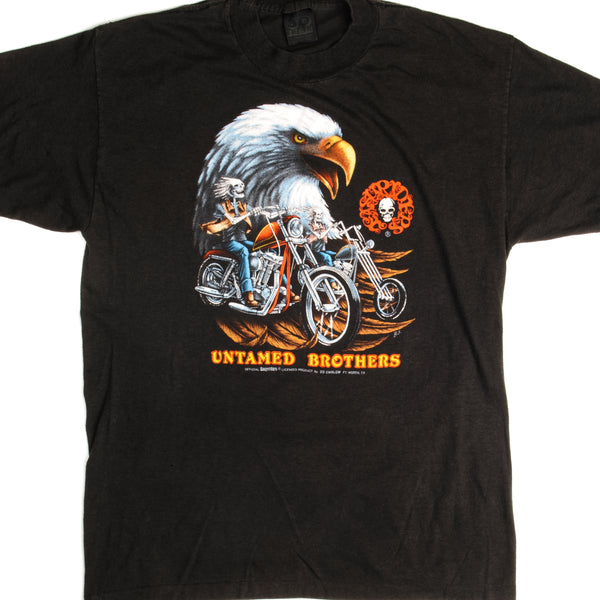 VINTAGE 3D EMBLEM EASYRIDERS TEE SHIRT SIZE SMALL MADE IN USA