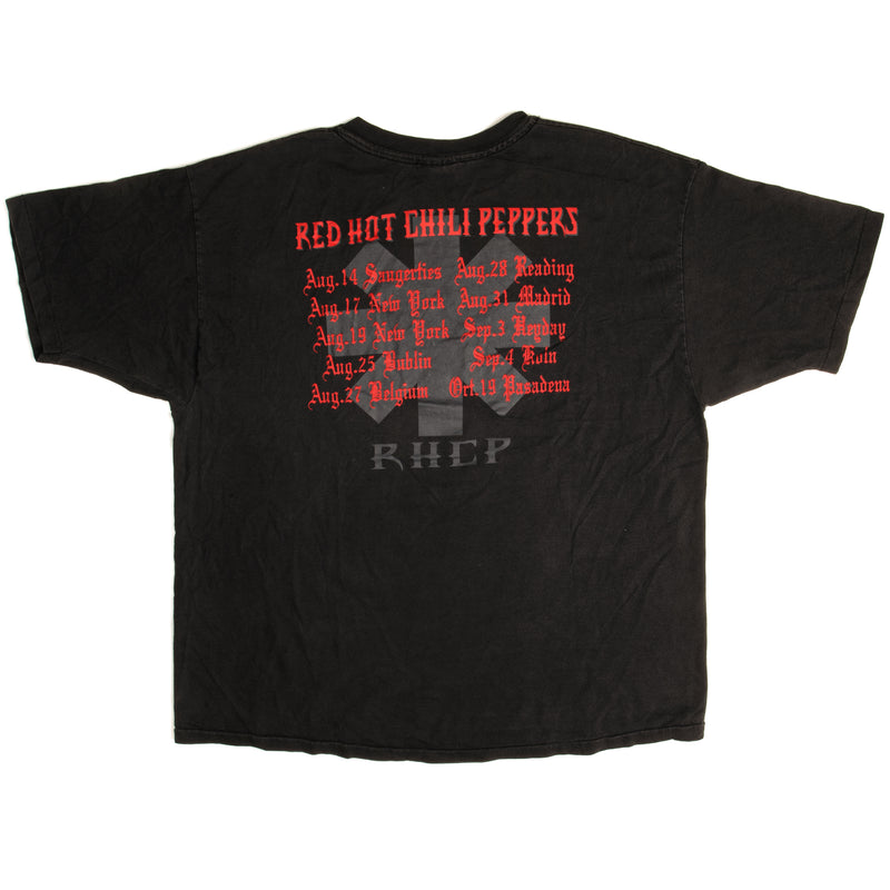 Vintage Red Hot Chili Peppers Tour Tee Shirt 1992 Size XL With Single Stitch Sleeves.