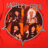 VINTAGE MOTLEY CRUE SHOUT AT TOUR TEE SHIRT 1983 SIZE XS MADE IN USA