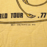VINTAGE YES WORLD TOUR TEE SHIRT 1977 SIZE SMALL MADE IN USA