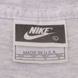 Vintage Nike Big Swoosh Logo Swoosh By Nike Tee Shirt 1990s Size L Made In USA  Black Label