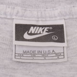 Vintage Nike Big Swoosh Logo Swoosh By Nike Tee Shirt 1990s Size L Made In USA  Black Label