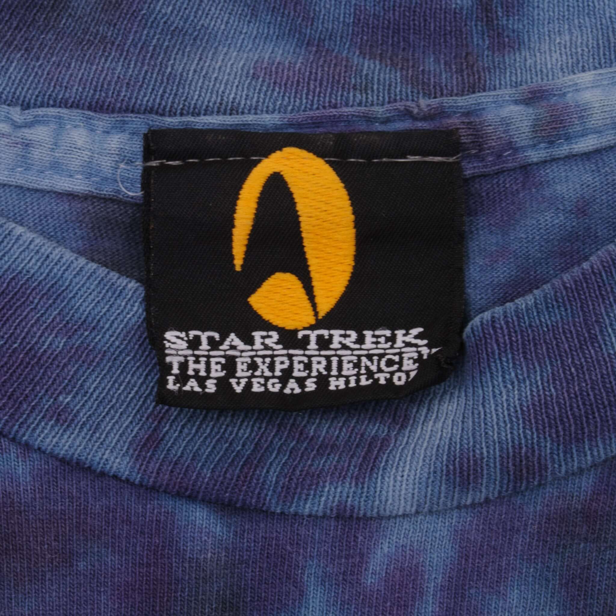 Vintage Star Trek The Experience Las Vegas Hilton Tee Shirt 2001 Size XL With Single Stitch Sleeves.
