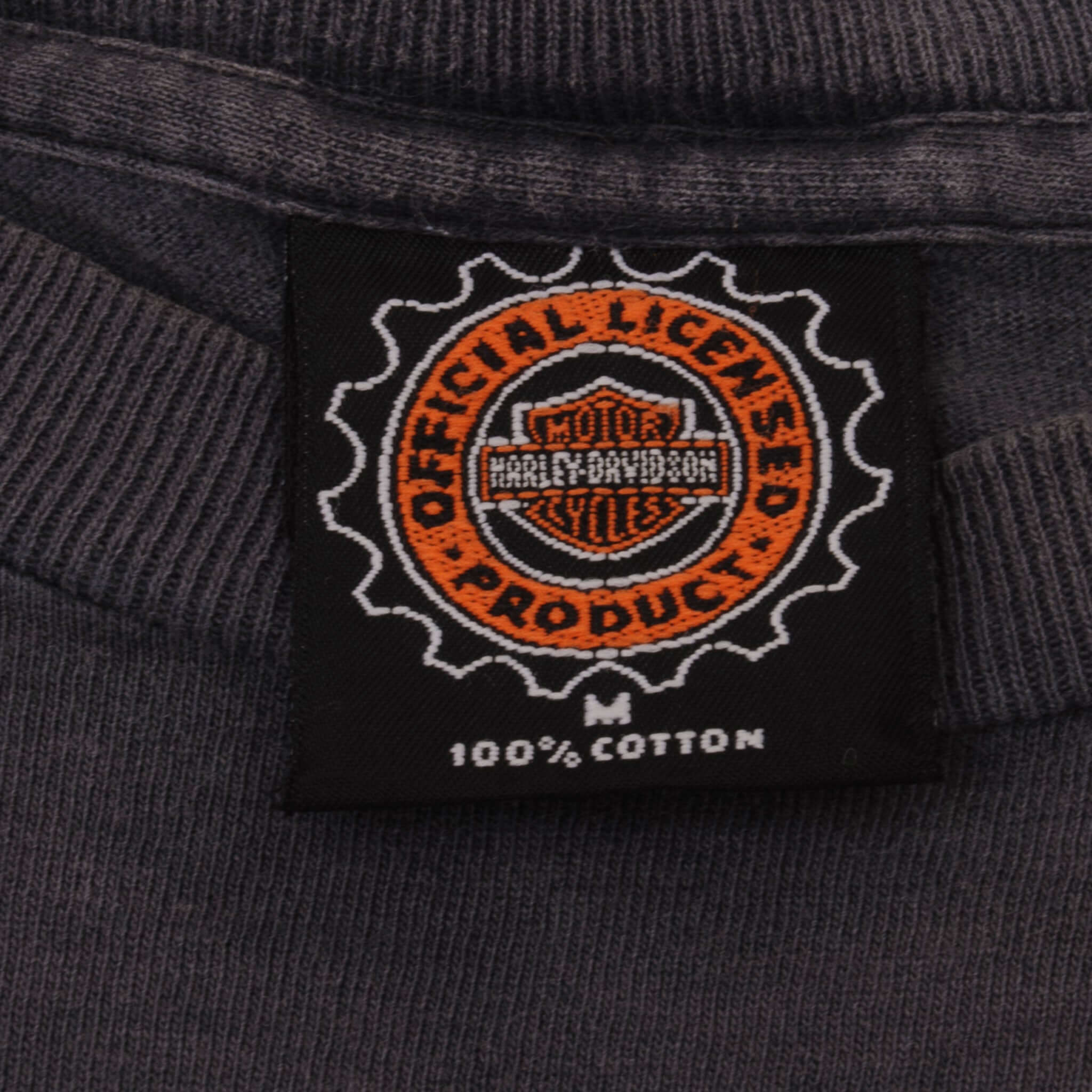 Vintage Original Harley Davidson 1996 Tee Shirt Size Medium Made In USA With Single Stitch Sleeves