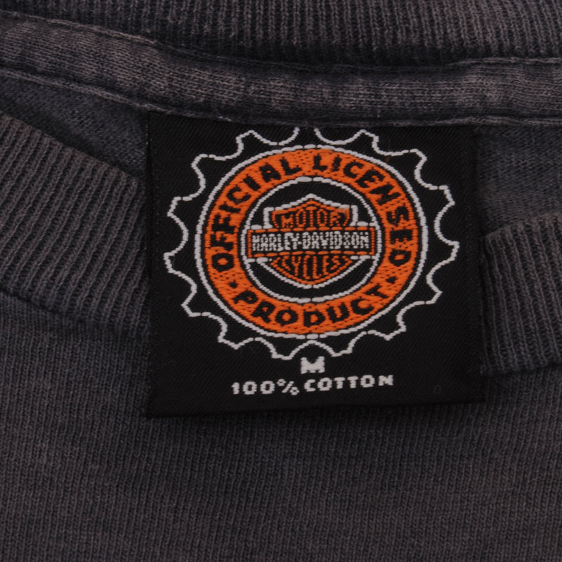 Vintage Original Harley Davidson 1996 Tee Shirt Size Medium Made In USA With Single Stitch Sleeves
