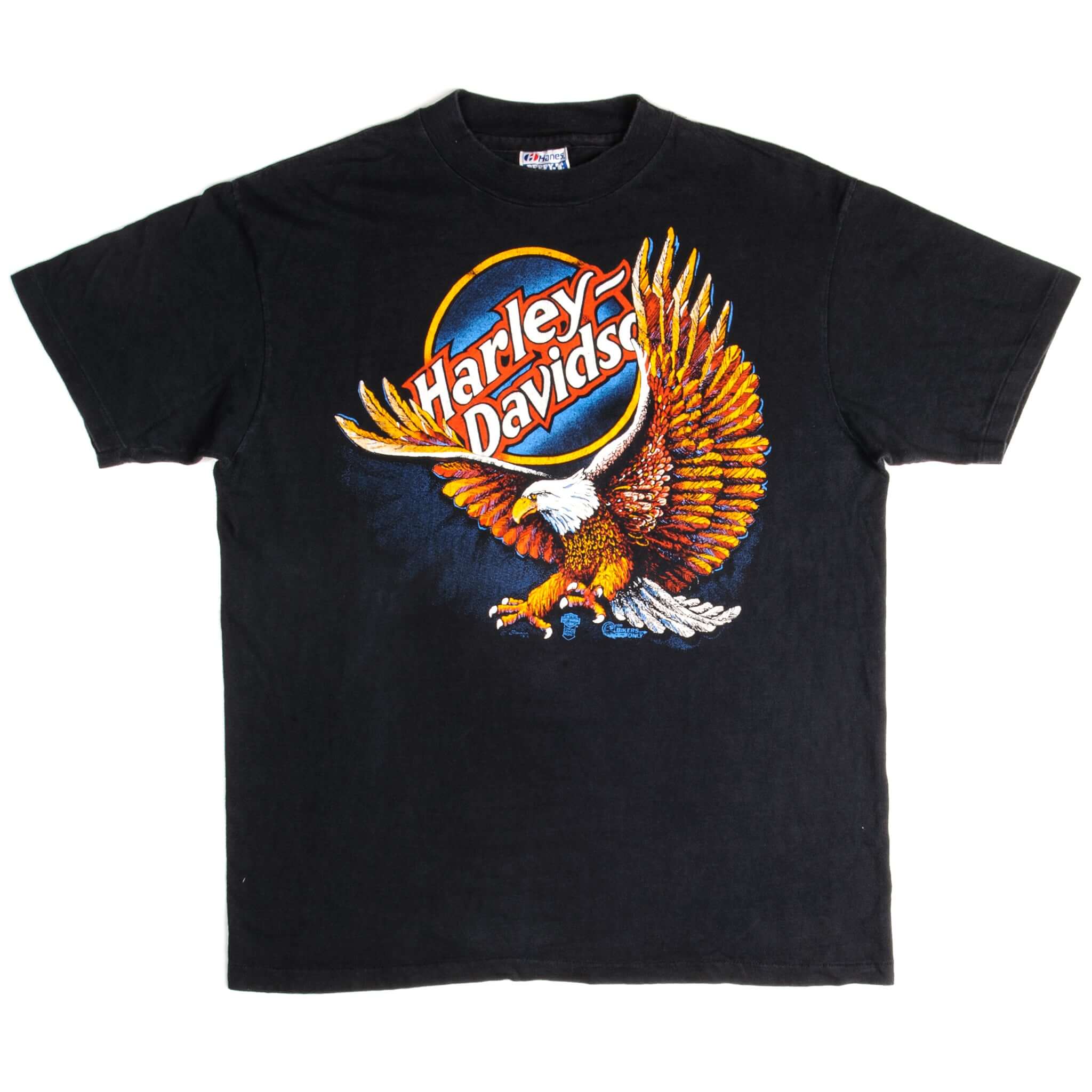 Vintage Harley Davidson White's Lebanon, PA Tee Shirt Size Large Made In USA.