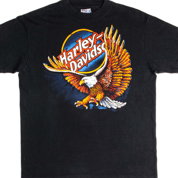 VINTAGE HARLEY DAVIDSON TEE SHIRT SIZE LARGE MADE IN USA 1980s