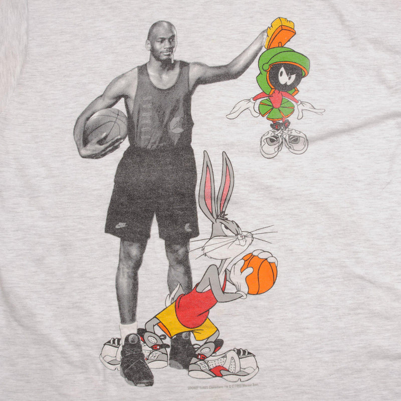 VINTAGE NIKE SPACE JAM TEE SHIRT 1993 SIZE LARGE MADE IN USA
