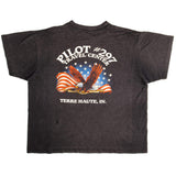Vintage 3D Emblem Truckers Only Truckin' In The Fast Lane Pilot #297 Travel Center Tee Shirt 1992 Size XL Made In USA With Single Stitch Sleeves.