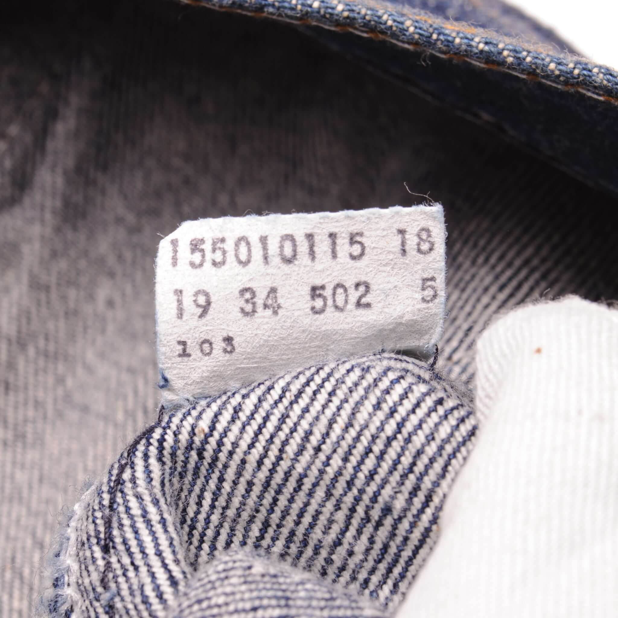 VINTAGE LEVIS 501 WOMEN PRESHRUNK JEANS INDIGO 1980's SIZE W33 L30 MADE IN USA NOS