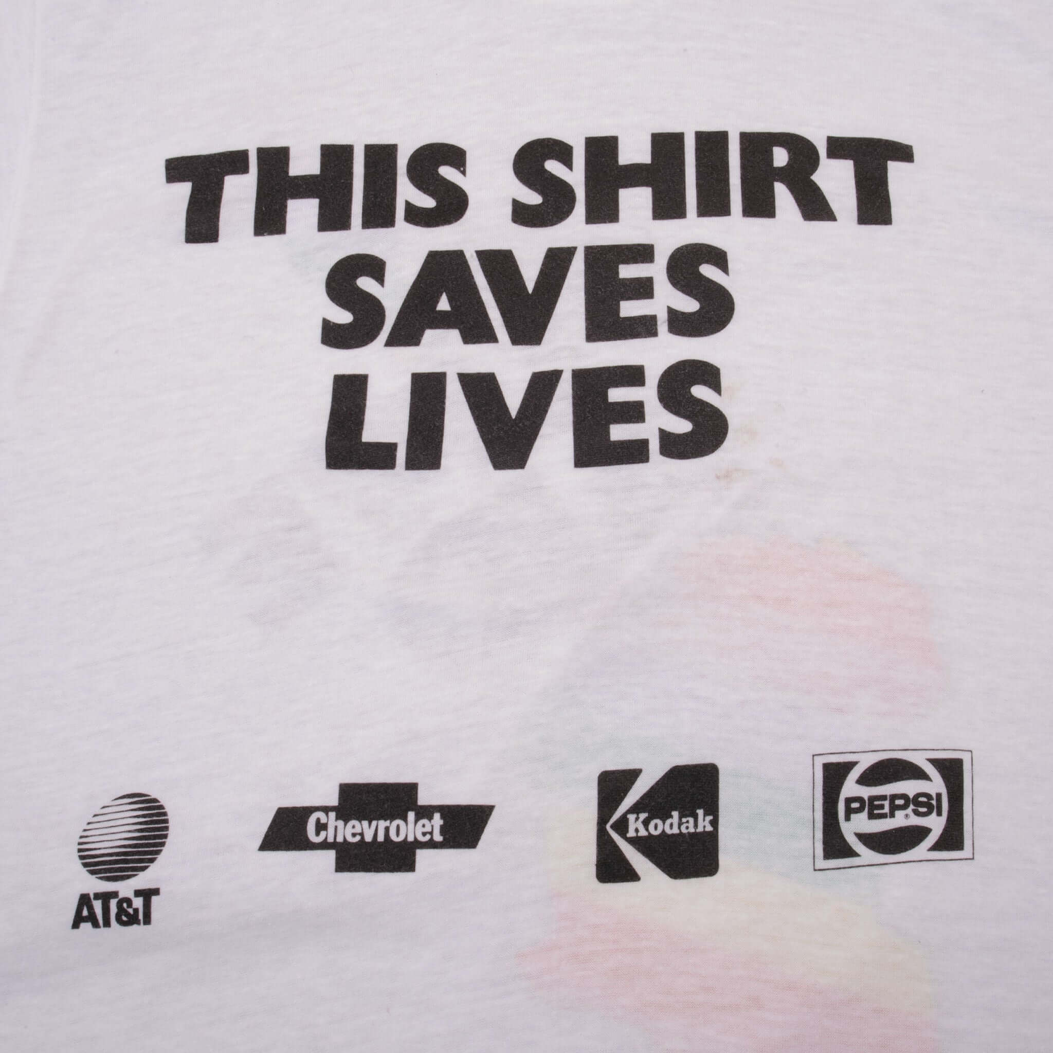 VINTAGE LIVE AID FOUNDATION CONCERT FESTIVAL 1985 TEE SHIRT SMALL MADE IN USA