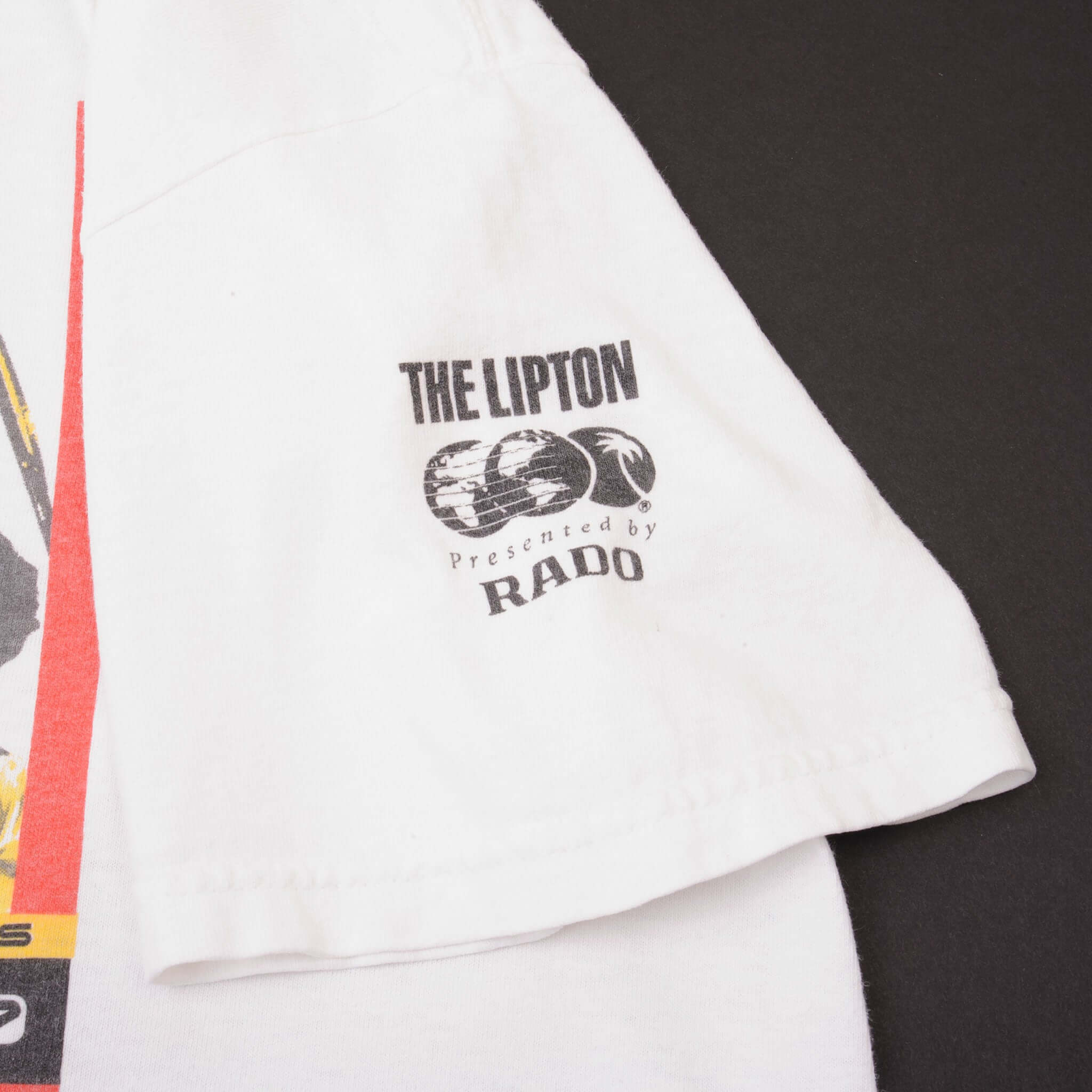 Vintage Nike Hot Tennis The Lipton Presented by Rado 1997 Tee Shirt Size Small Made In USA