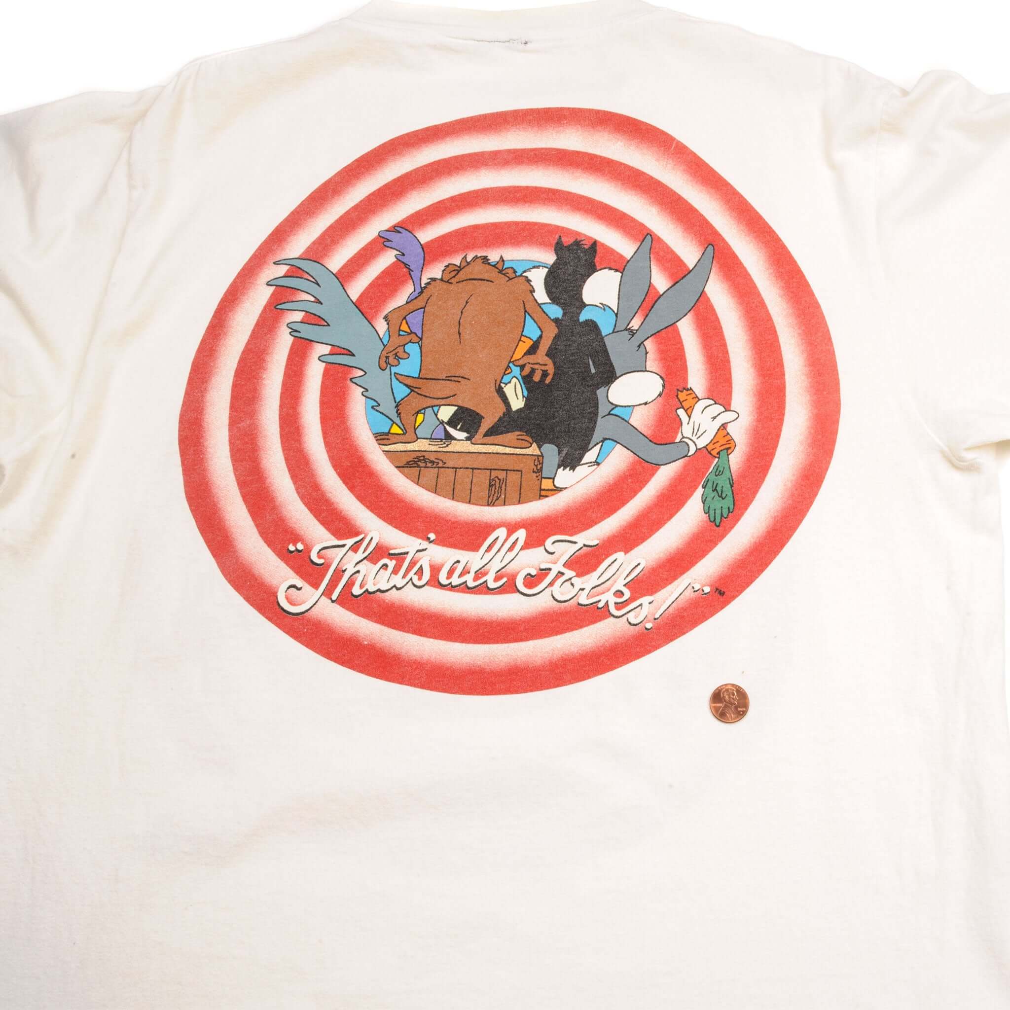VINTAGE LOONEY TUNES TEE SHIRT 1989 SIZE LARGE