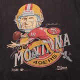 VINTAGE NFL SAN FRANCISCO 49ERS JOE MONTANA SWEATSHIRT 90s SIZE SMALL MADE IN USA