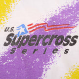 Vintage All Over Print Supercross X Series 1995 Tee Shirt Size XL 