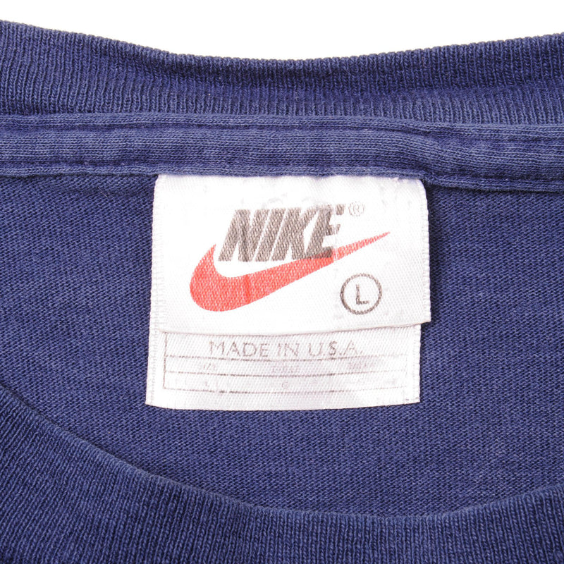 Vintage Nike Tee Shirt 1990s Size Large Made in USA.