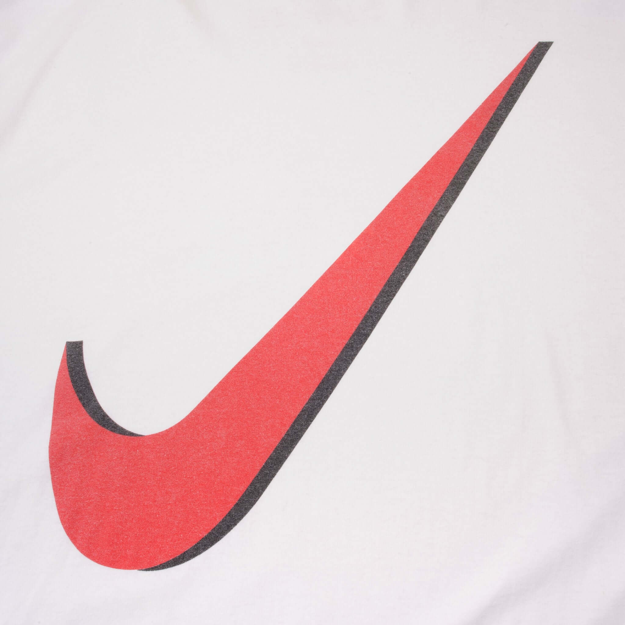 Vintage Nike Big Swoosh Logo Swoosh By Nike Tee Shirt 1990s Size 2XL Made In USA 