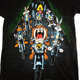 VINTAGE LOONEY TUNES ON BIKES TEE SHIRT 1993 SIZE LARGE MADE IN USA