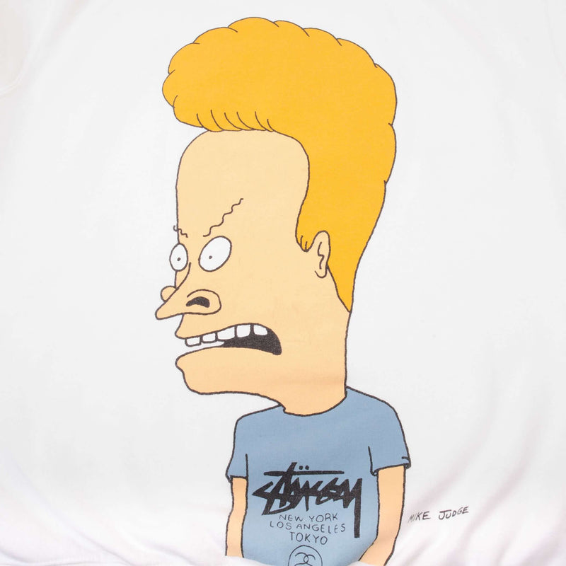 VINTAGE STUSSY X BEAVIS BUTT HEAD SWEATSHIRT SIZE MEDIUM MADE IN USA Vintage rare usa