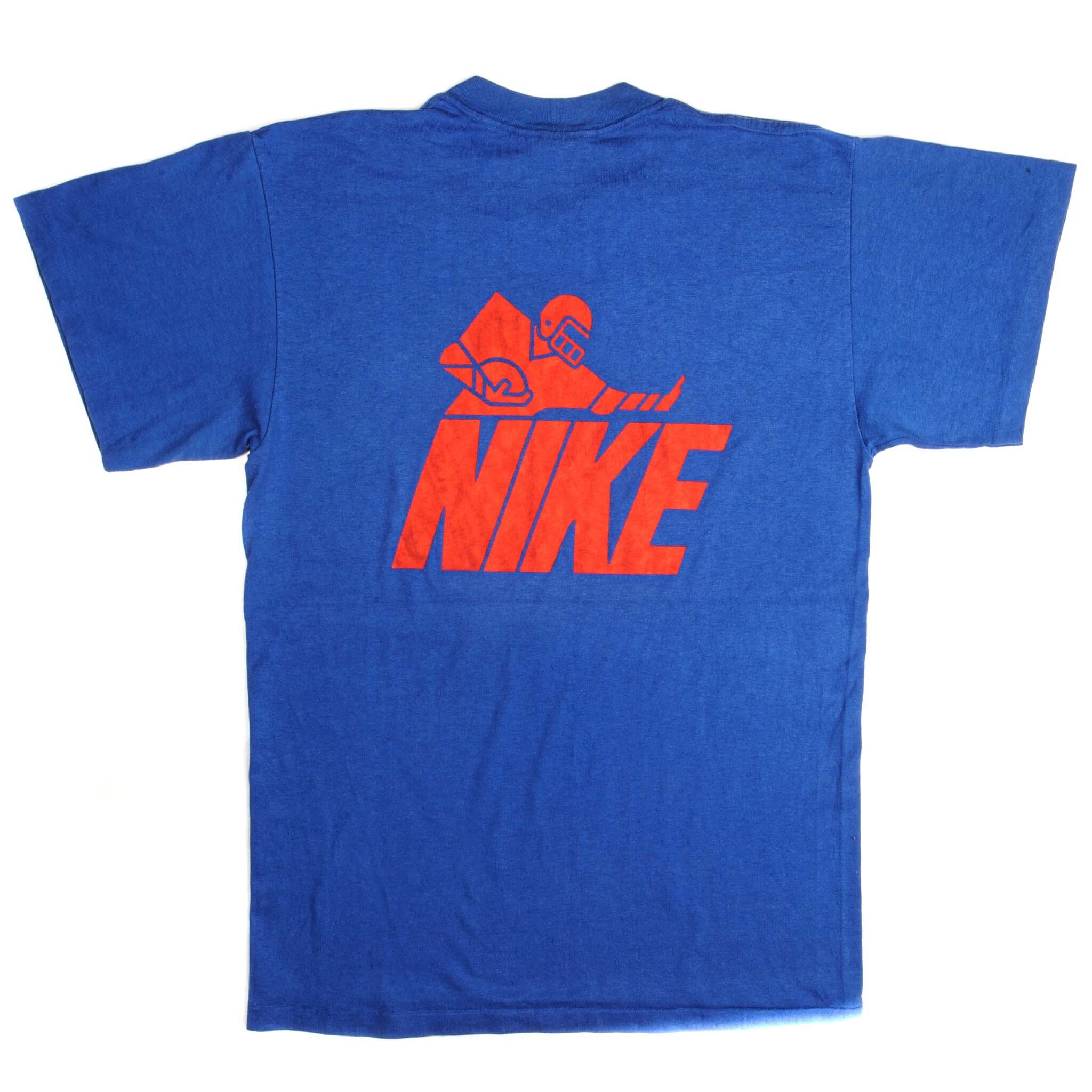 Vintage Nike Fresno State Football Tee Shirt 1987-1992 Size Medium Made In USA With Single Stitch Sleeves.