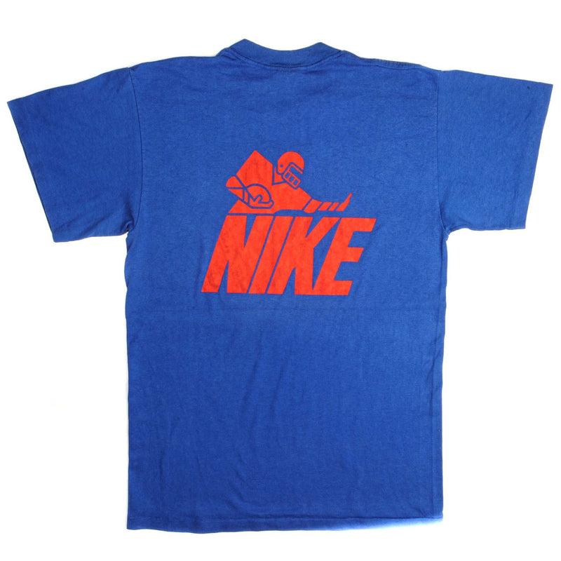 Vintage Nike Fresno State Football Tee Shirt 1987-1992 Size Medium Made In USA With Single Stitch Sleeves.