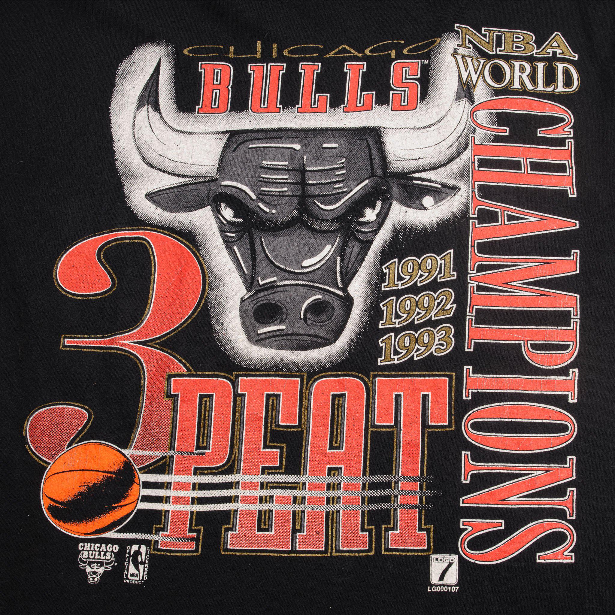 Vintage 1997 Chicago Bulls 'The Dynasty NBA Champions' Rap Tee — The  Pop-Up📍